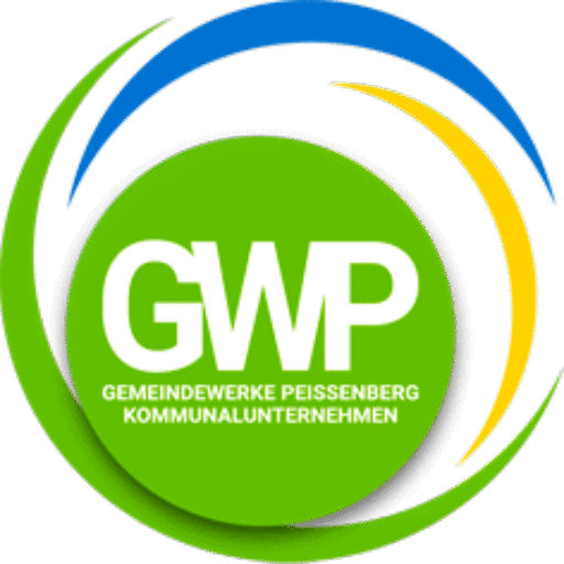 Grüne GWP-Bildmarke der Gemeindewerke Peißenberg.